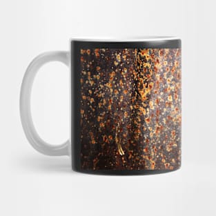 "Fireflies Annual Convention" (rust abstract) Mug